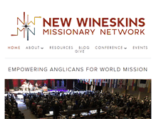Tablet Screenshot of newwineskins.org